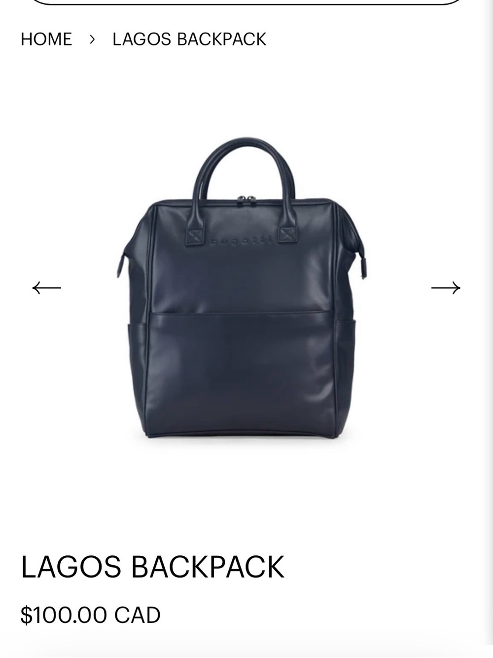 Bugatti Black LAGOS Backpack - Picture 12 of 14